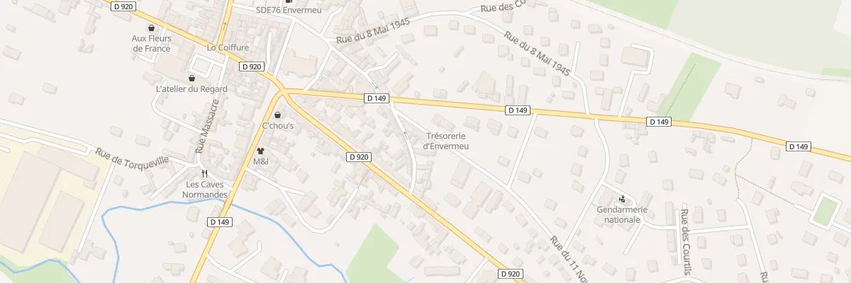 Plan du 8 Rue du 11 Novembre à Envermeu
