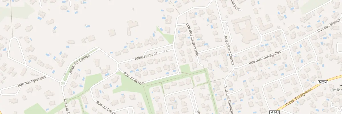 Plan du 13 Rue du Bernet à Pibrac