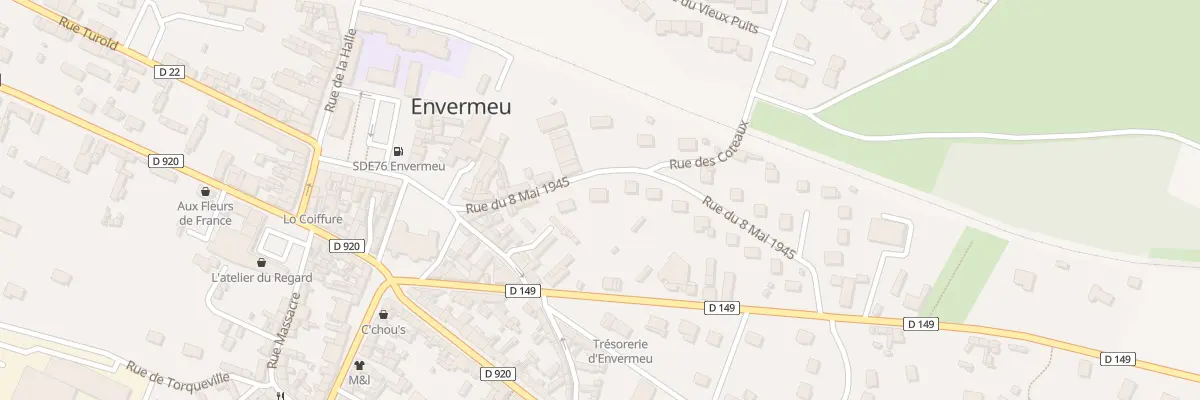 Plan du 10 Rue du 8 Mai 1945 à Envermeu
