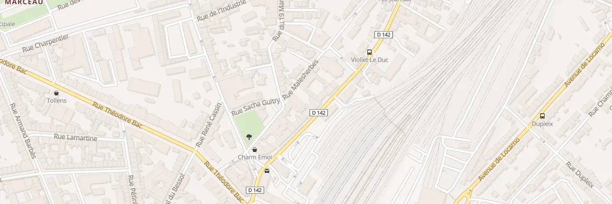 Plan du 33 Rue Aristide Briand à Limoges