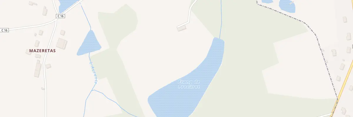 Plan du 250 Rue de la Colline à Chaptelat