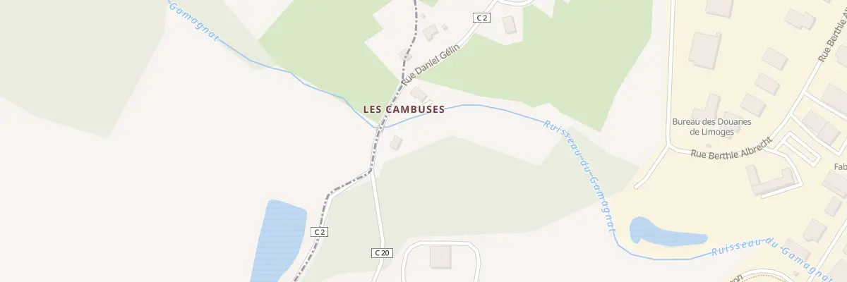 Plan du 9013 Rue Henri Giffard à Limoges