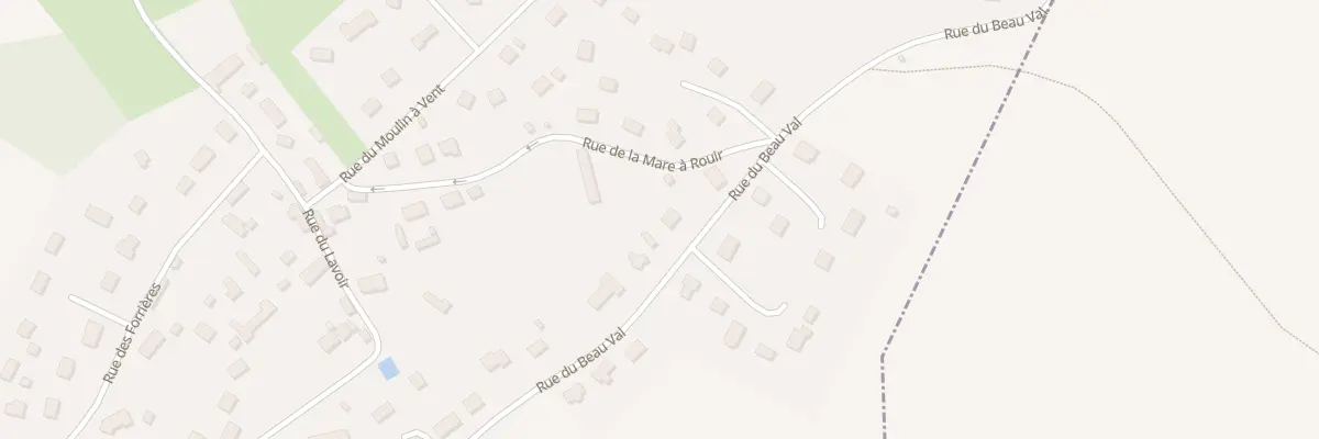 Plan du 33 Rue du Beau Val à Fontaine-Bellenger