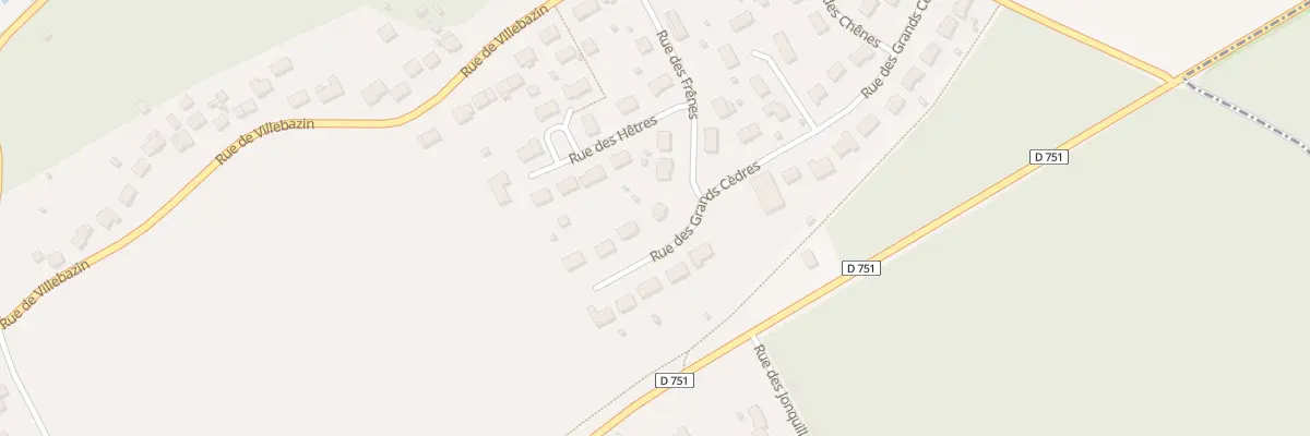 Plan du 14 Rue des Grands Cedres à Candé-sur-Beuvron