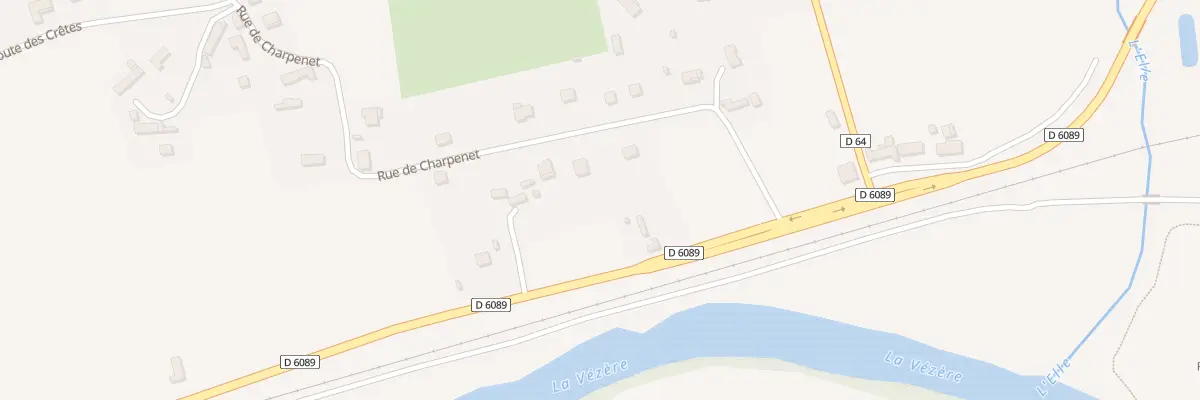 Plan du 207 Rue de Charpenet à Terrasson-Lavilledieu