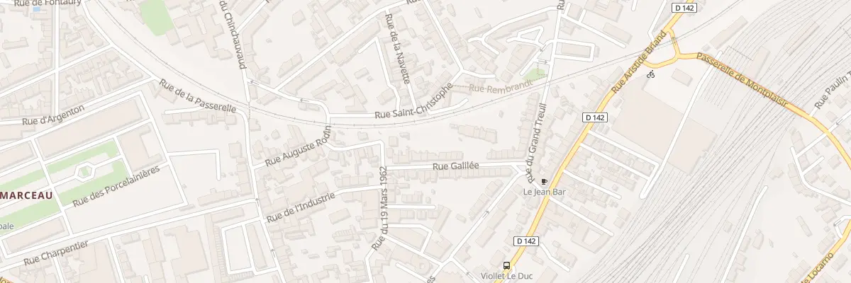 Plan du 5B Rue Galilée à Limoges