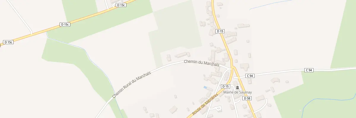 Plan du 1 Che du Marchais à Saulnay
