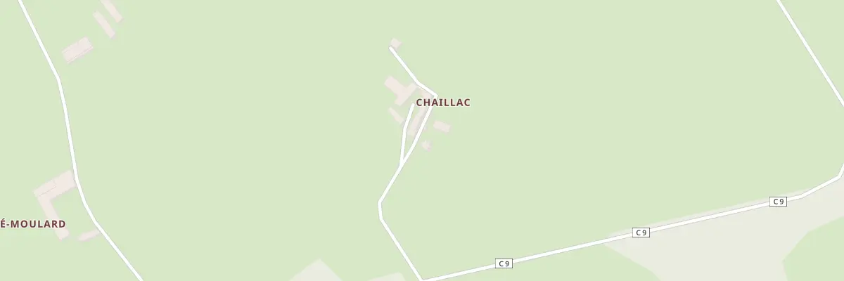Plan du 2 Chaillac à La Roche-l’Abeille