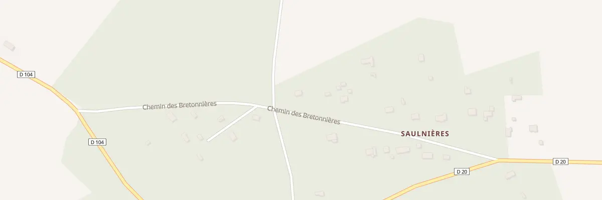Plan du 17 Che des Bretonnières à Saulnières