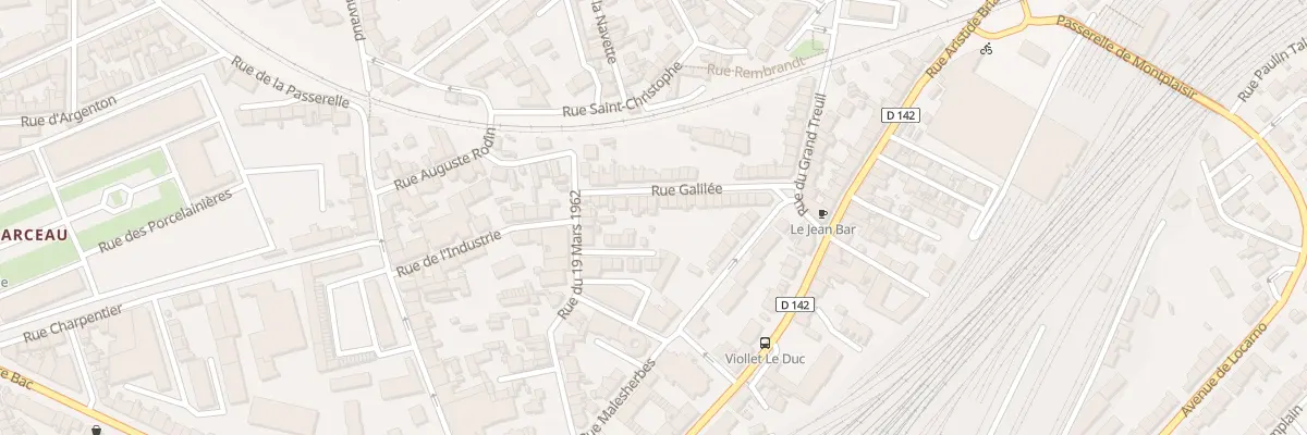 Plan du 16 Rue Galilée à Limoges