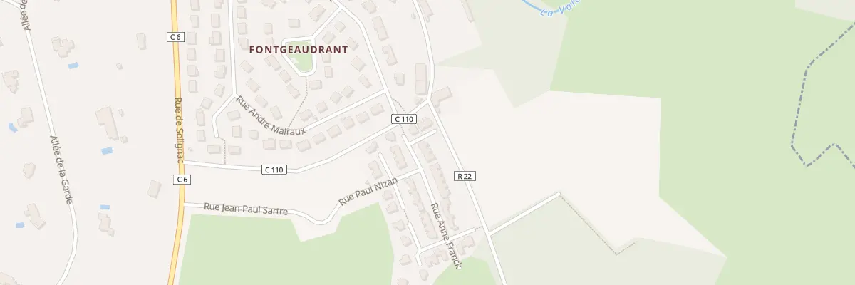Plan du 52 Rue Anne Franck à Limoges
