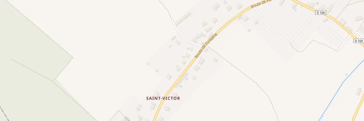 Plan du 18 Rte de Fontaine à Saulnières