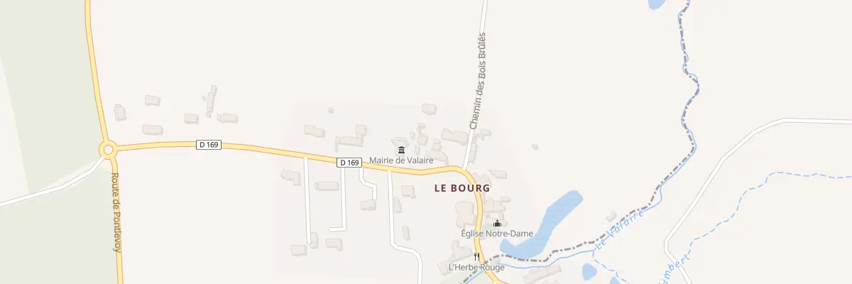 Plan du 3 Che des Bois Brules à Valaire