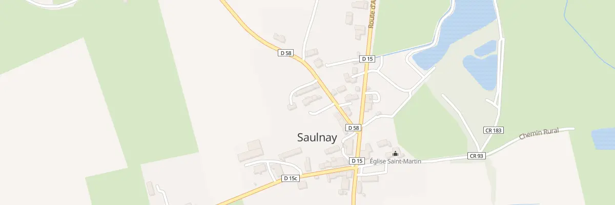 Plan du 6 Rte de Villiers à Saulnay