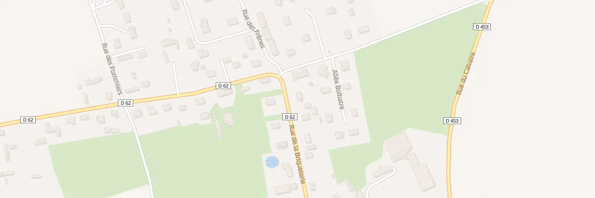 Plan du 283 Rue de la Briqueterie à Servaville-Salmonville