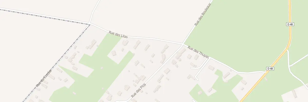 Plan du 3 Rue des Lilas à Ardouval