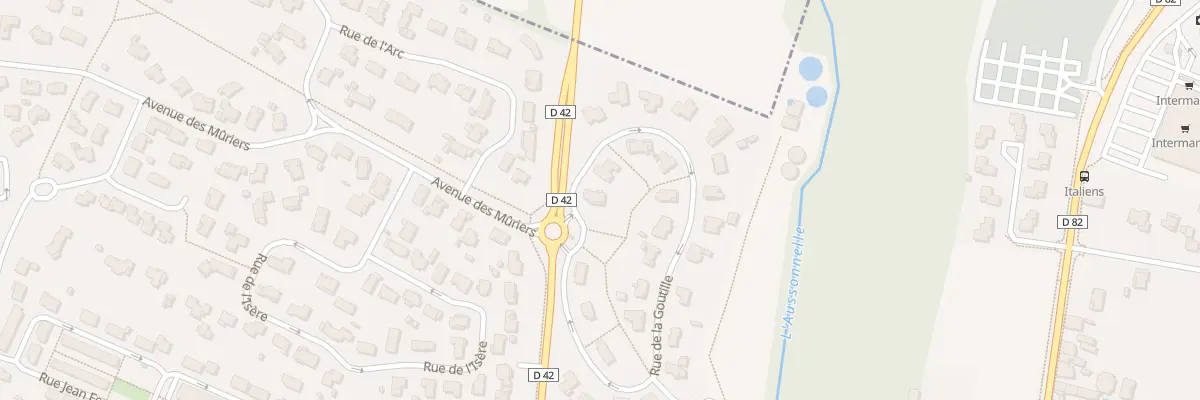 Plan du 17 Rue de la Goutille à La Salvetat-Saint-Gilles