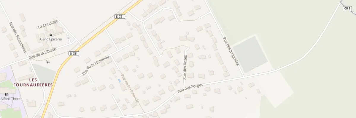 Plan du 3 Rue des Roses à Candé-sur-Beuvron
