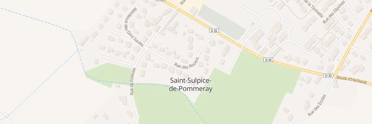 Plan du 9 Rue des Rosiers à Saint-Sulpice-de-Pommeray