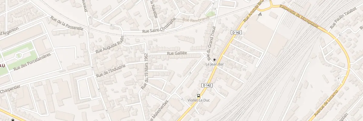 Plan du 26 Rue Galilée à Limoges