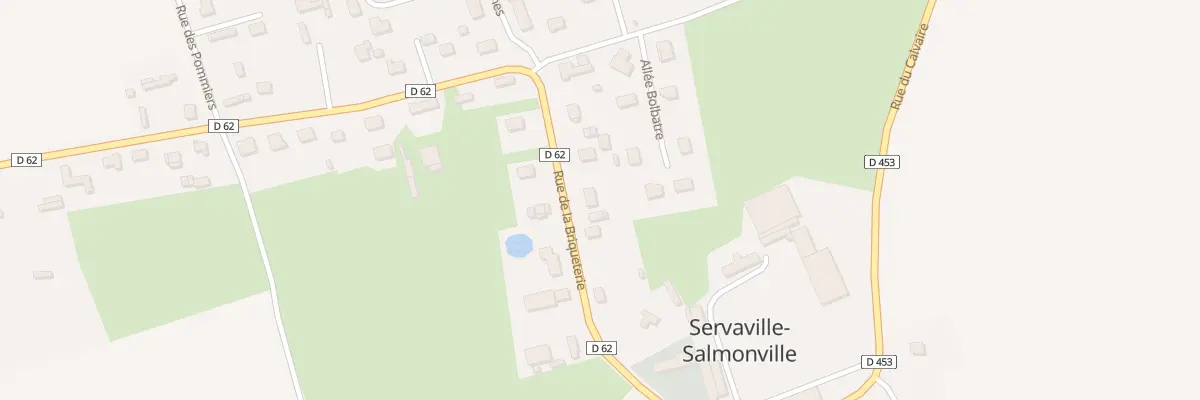 Plan du 222 Rue de la Briqueterie à Servaville-Salmonville