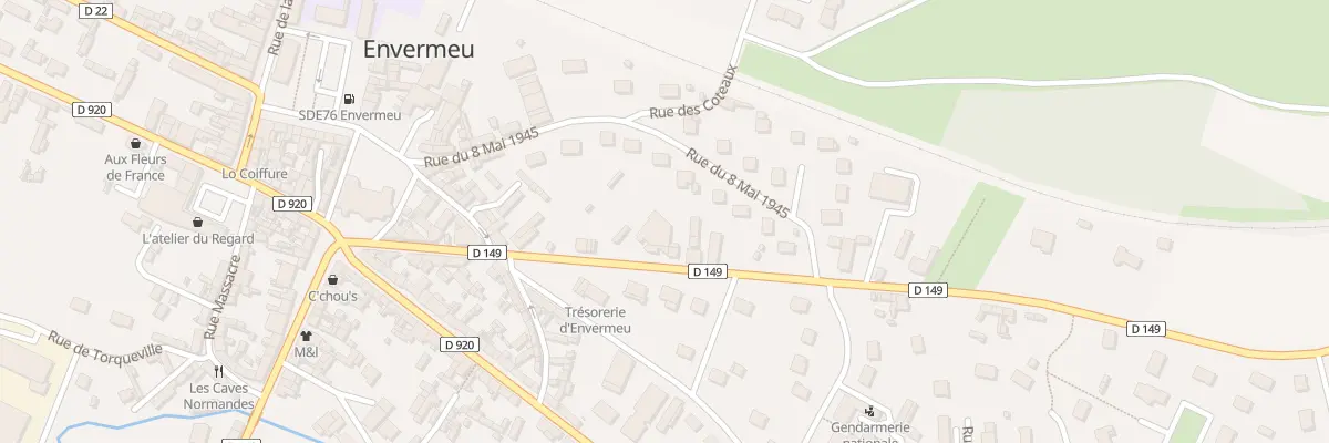 Plan du 205 Rue Abbé Cochet à Envermeu