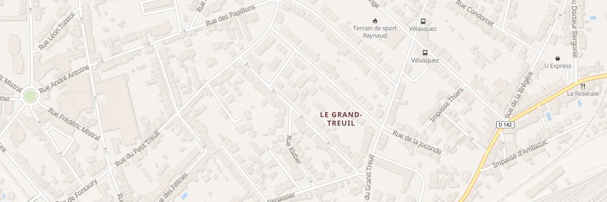 Plan du 28 Rue du Champ-Dorat à Limoges