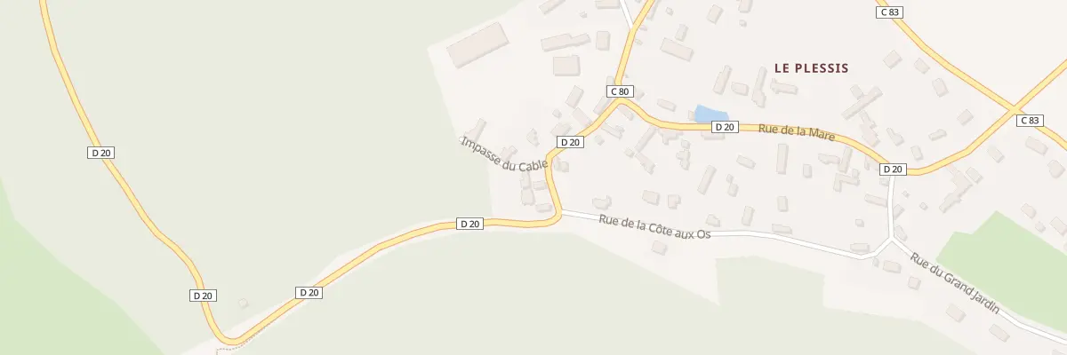 Plan du 6 Rue de la Côte de la Motte à Amfreville-sous-les-Monts
