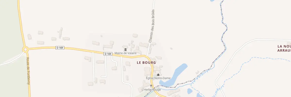 Plan du 1 Che des Bois Brules à Valaire