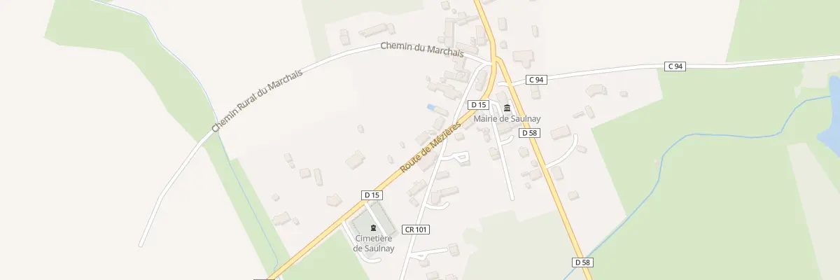 Plan du 27 Rte de Mezieres à Saulnay