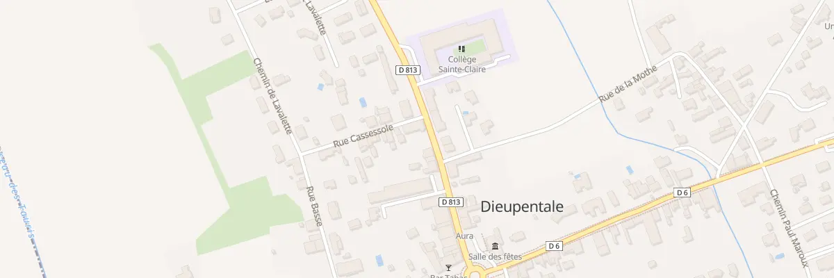 Plan du 15 Rte de Bordeaux à Dieupentale