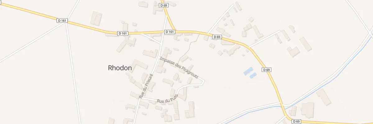 Plan du 1 Imp des Piragrouts à Rhodon