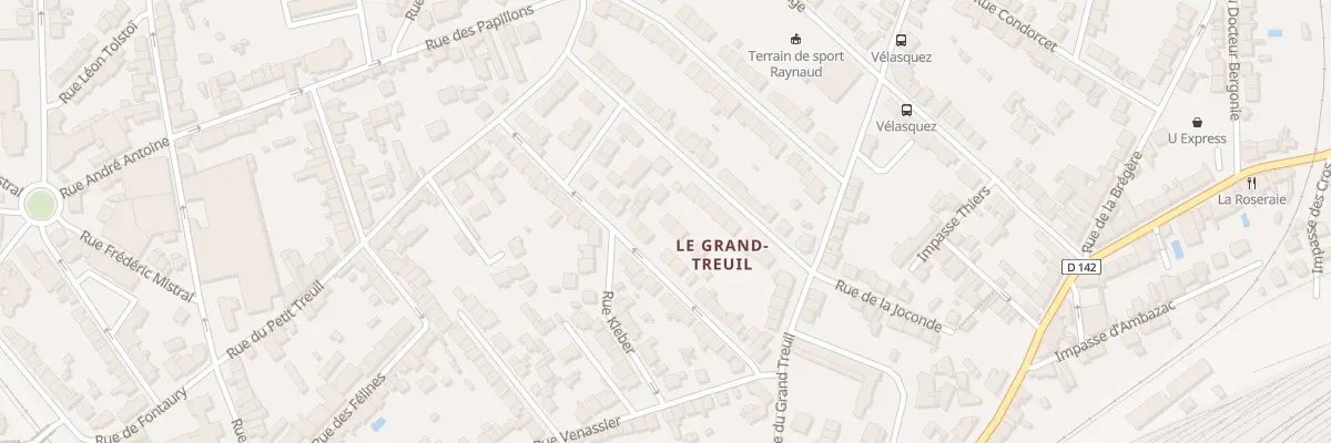 Plan du 24 Rue du Champ-Dorat à Limoges