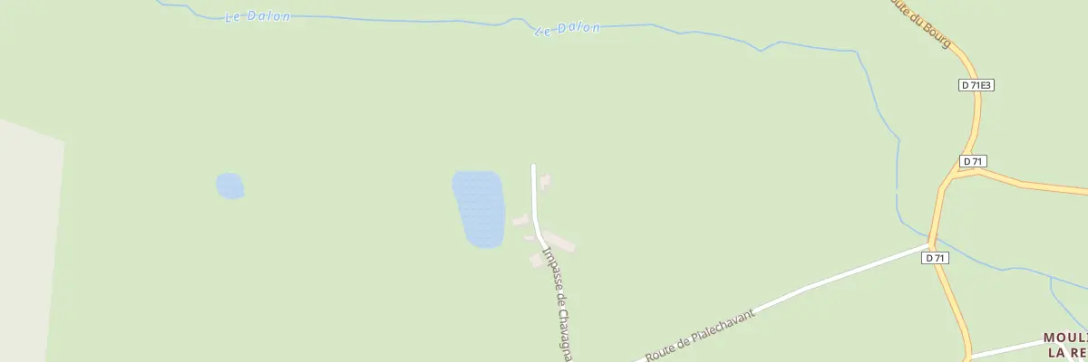 Plan du 200 Imp De Chavagnac Bas à Segonzac