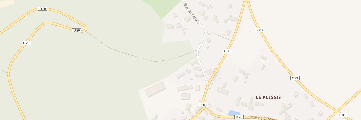Plan du 12 Rue du Fescot à Amfreville-sous-les-Monts