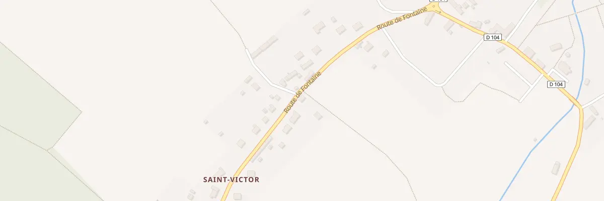 Plan du 13 Rte de Fontaine à Saulnières