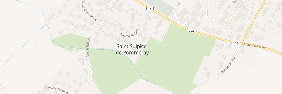 Plan du 14 Rue des Rosiers à Saint-Sulpice-de-Pommeray