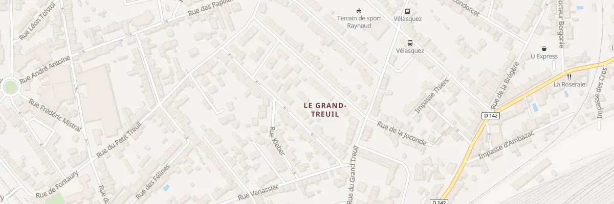 Plan du 22 Rue du Champ-Dorat à Limoges
