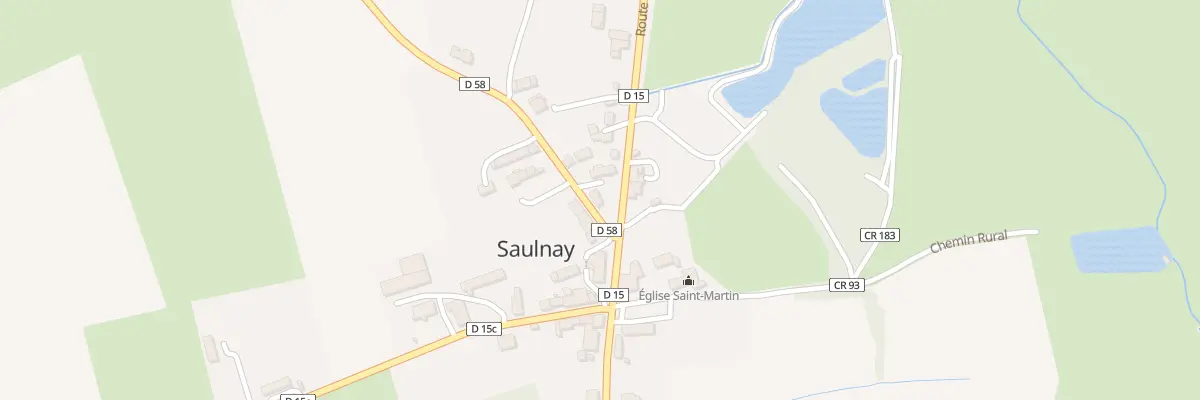 Plan du 1 Rte de Villiers à Saulnay