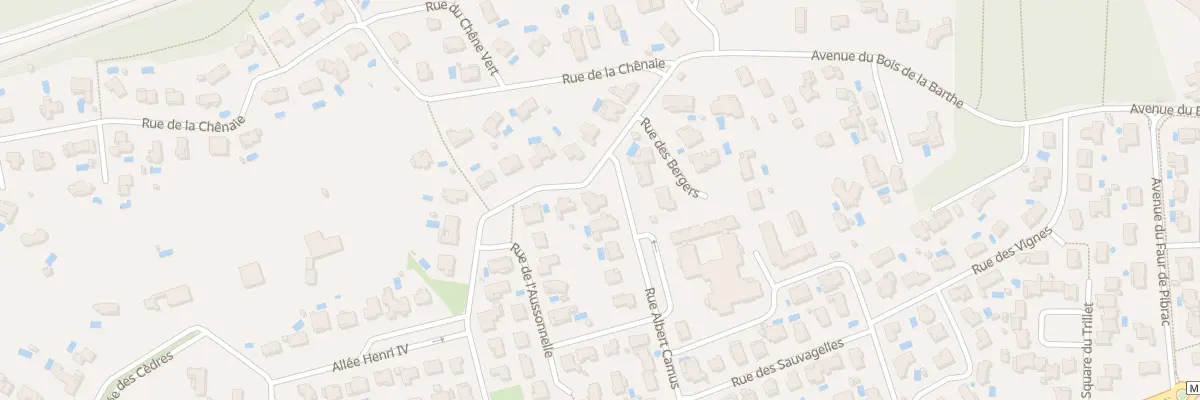 Plan du 2 Rue Albert Camus à Pibrac