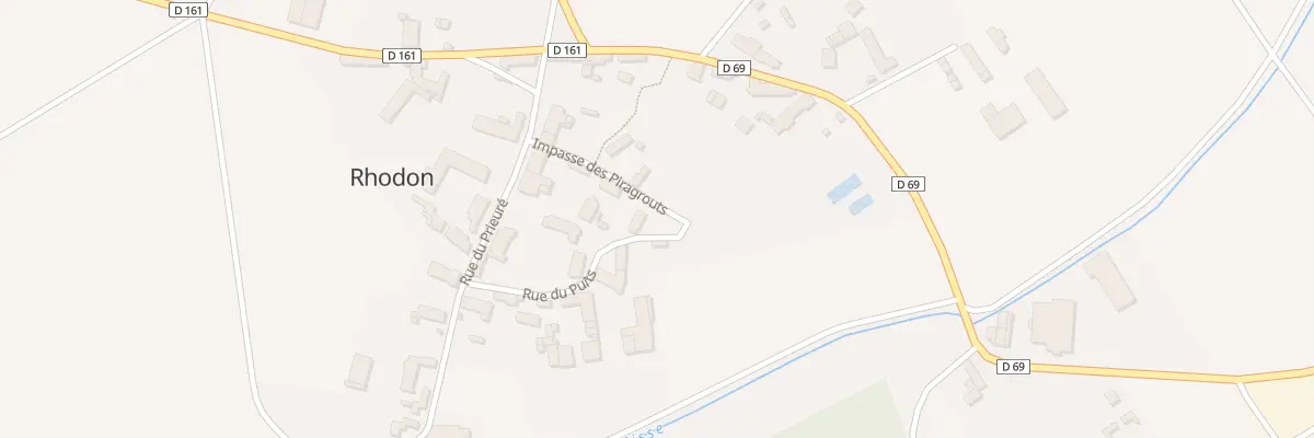 Plan du 5 Rue du Puits à Rhodon