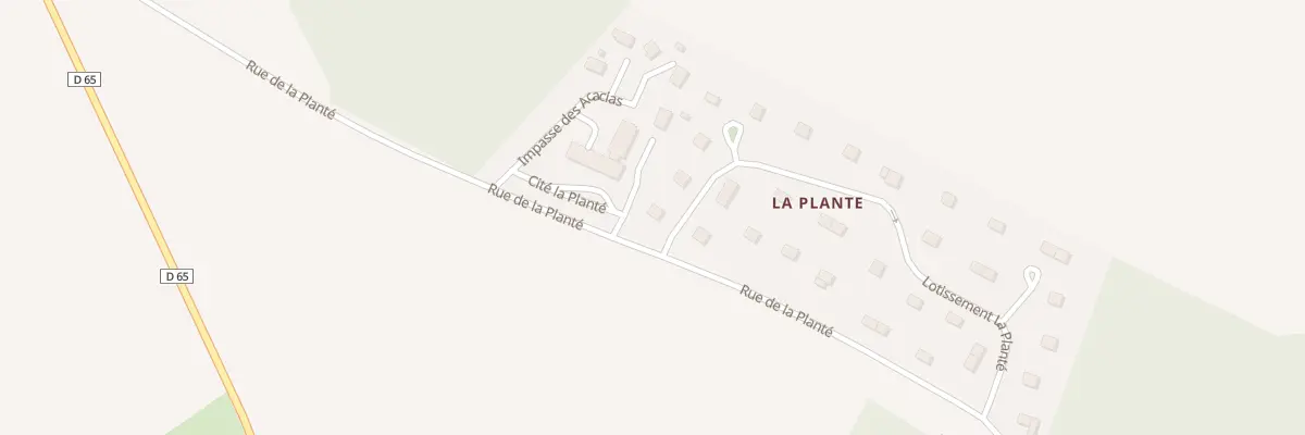 Plan du 1 Lot La Plante à Herqueville