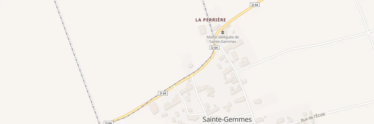 Plan du 66 Les Rattonieres à Épiais
