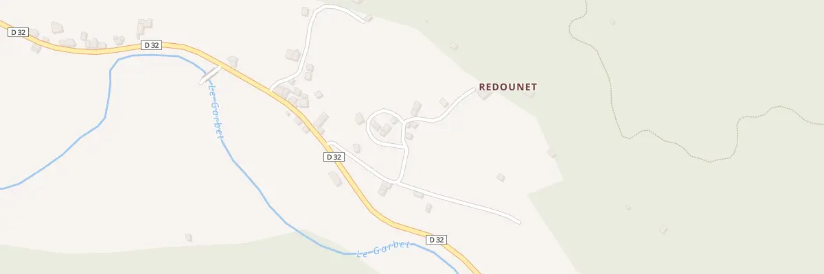 Plan du 5402 Redounet à Ercé