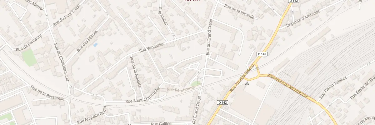 Plan du 29 Rue du Grand Treuil à Limoges