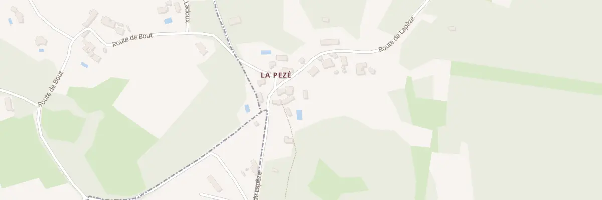 Plan du 2641 Rte de Lapeze à Montgesty