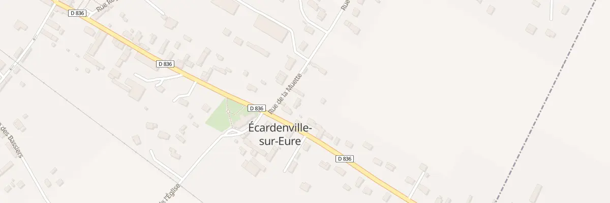 Plan du 1 Rue de la Muette à Clef Vallée d’Eure