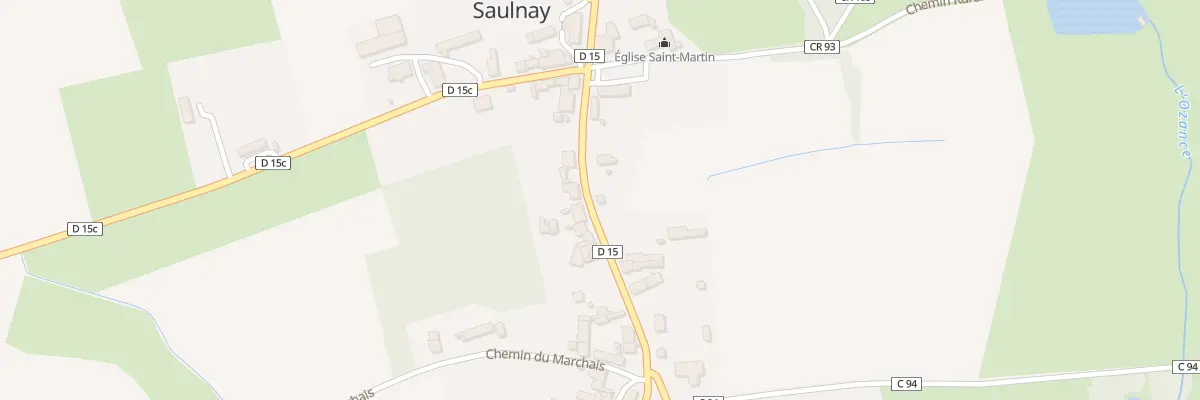 Plan du 9 Rte de Mezieres à Saulnay