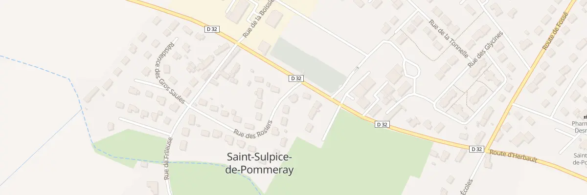 Plan du 24 Rue des Rosiers à Saint-Sulpice-de-Pommeray