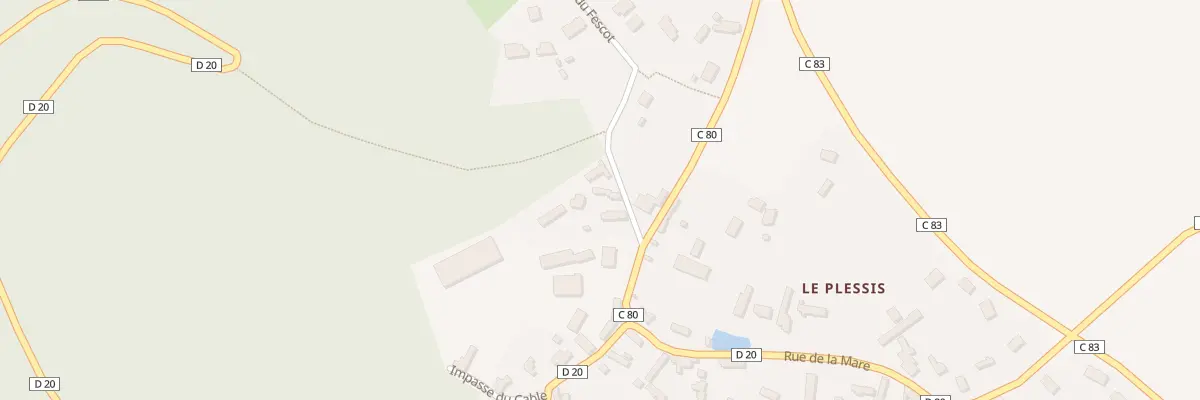 Plan du 14 Rue du Fescot à Amfreville-sous-les-Monts